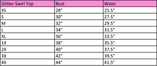 Glitter Swirl Top