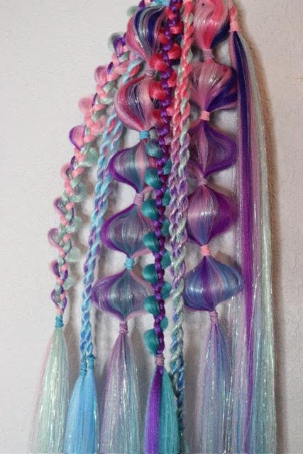 Festival Braided Rave Hair Extensions