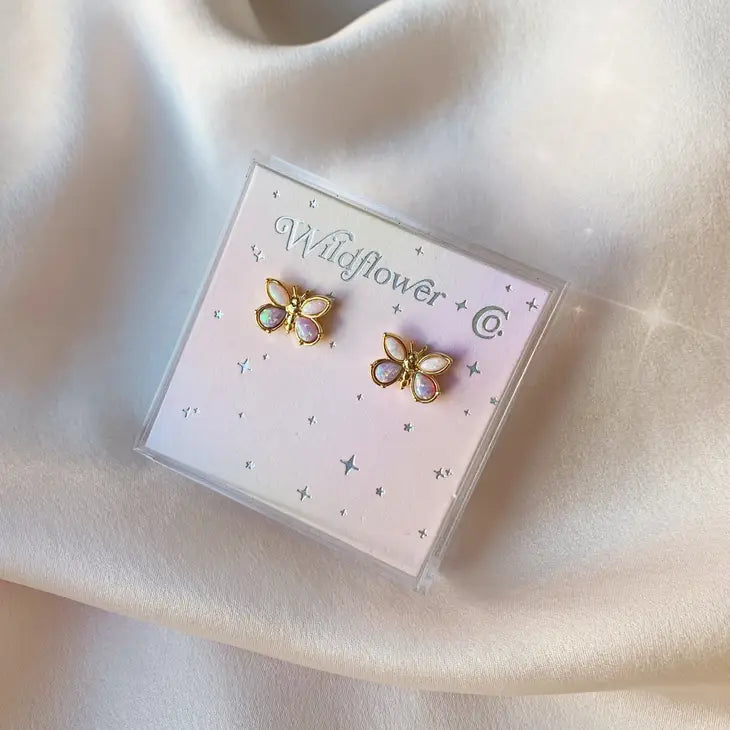 Butterfly Opal Earrings