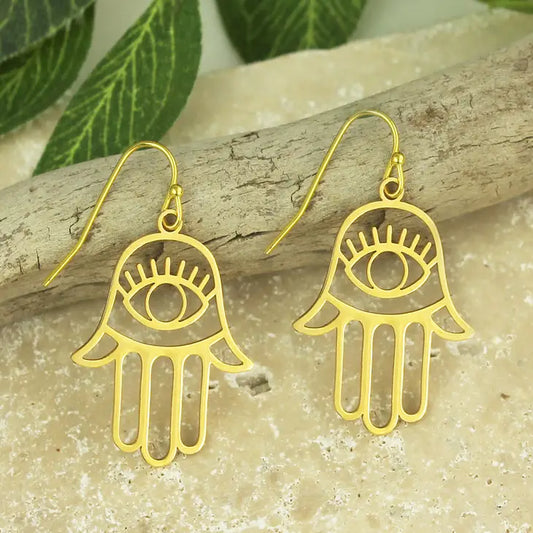 Hand of Protection Earrings