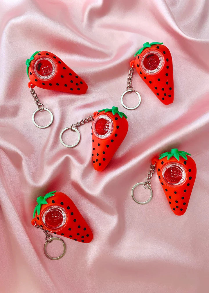 Strawberry Keychain Pipe